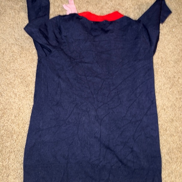 Navy 3/4 Sweater top - Picture 5 of 6